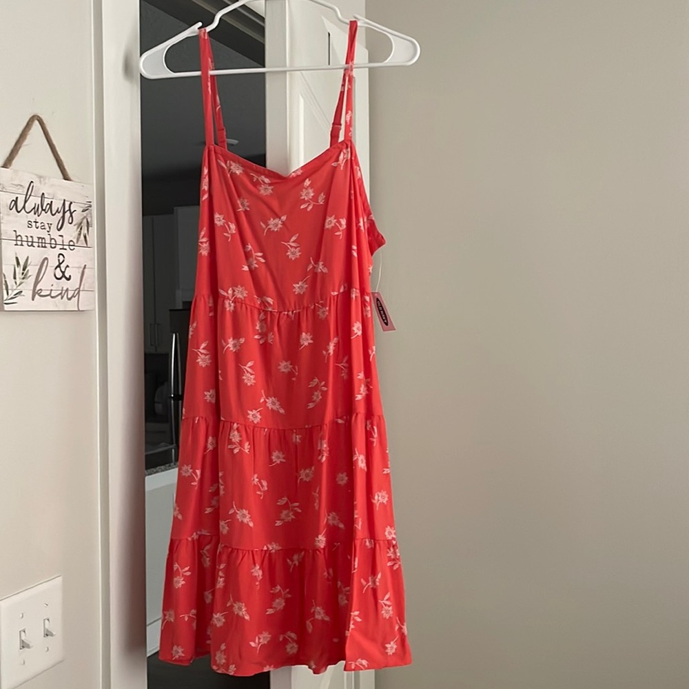 Tank dress with ruffles